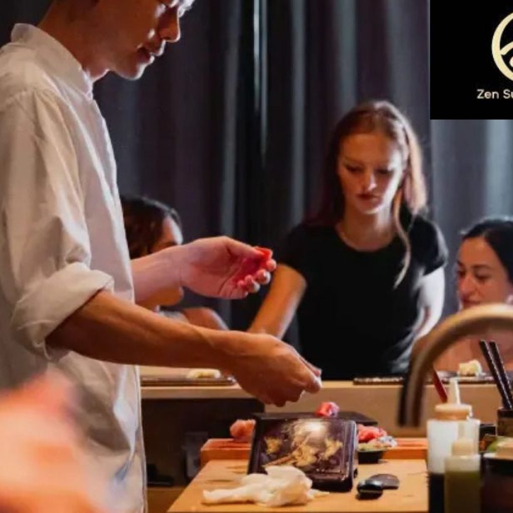 A private, chef-led sushi experience at the counter