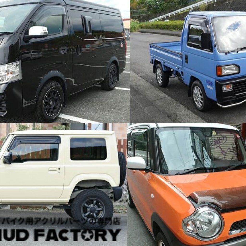 Enhance Your Classic Van: Stylish Wind Deflectors for JDM Mitsubishi Delica