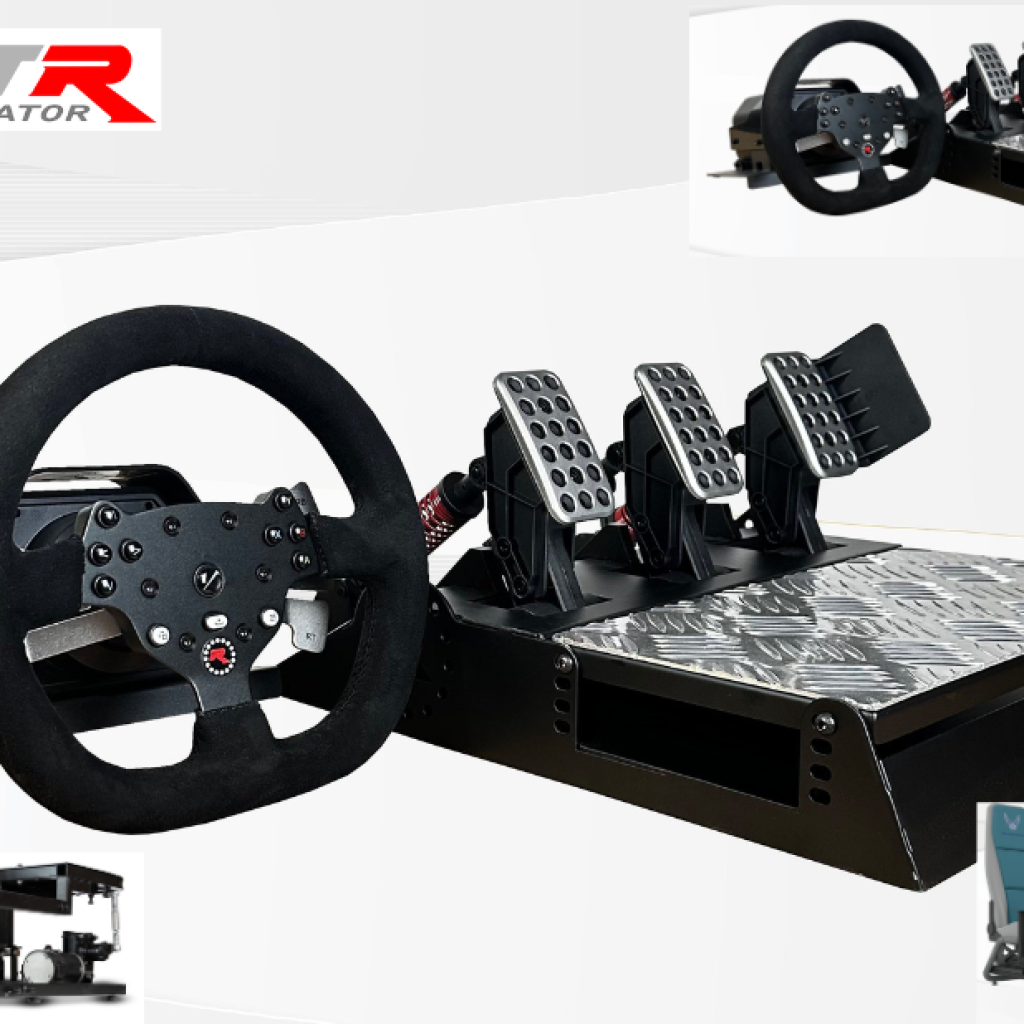 Compact Sim Racing Rig: Foldable, Storable, Immersive Experience