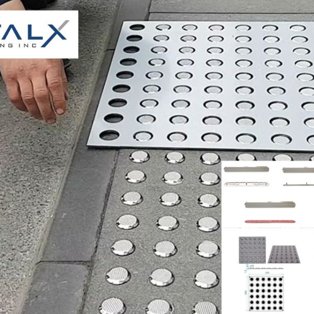 Elegant tactile lighting studs for accessible pavement safety