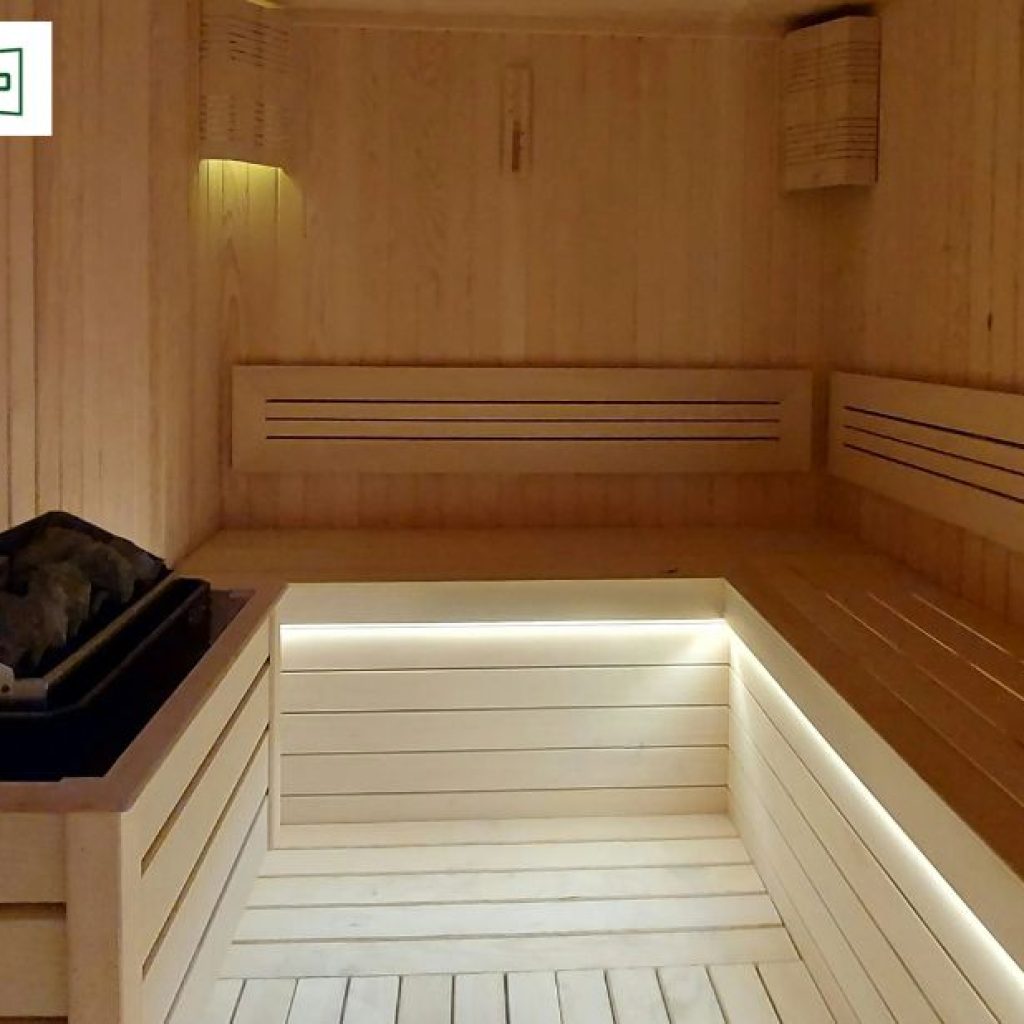 Create a personal wellness retreat with a custom sauna