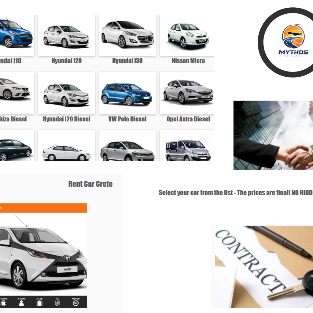 Discover flexible car rental options across Crete