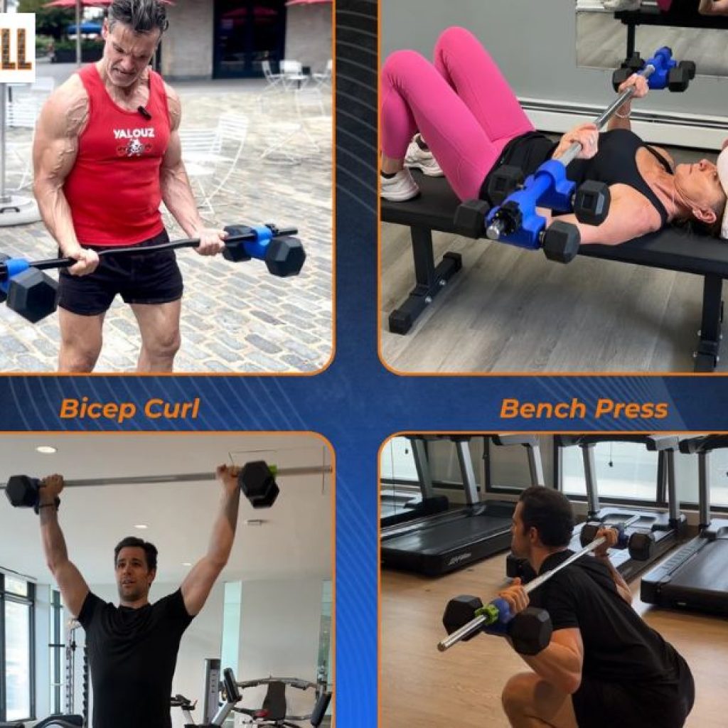 Turn Your Dumbbells Into a Barbell: Practical Home Gym Hacks