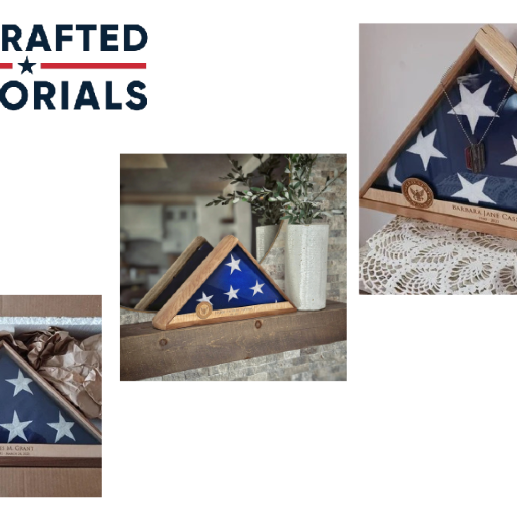 Honor a Fallen Hero: Premium Flag Display Case for Keepsake Memory